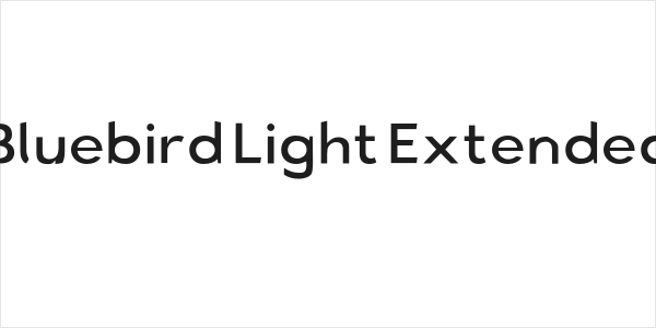 Bluebird Light Extended Logo