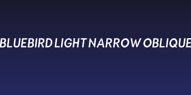 Bluebird Light Narrow Oblique Social Header