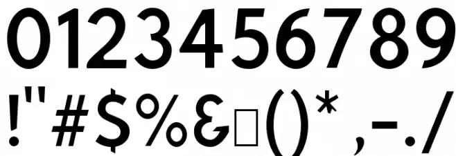 Bluebird Light Narrow Font OTHER CHARS