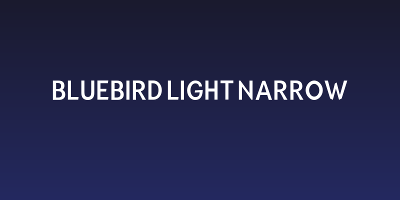 Bluebird Light Narrow Social Header