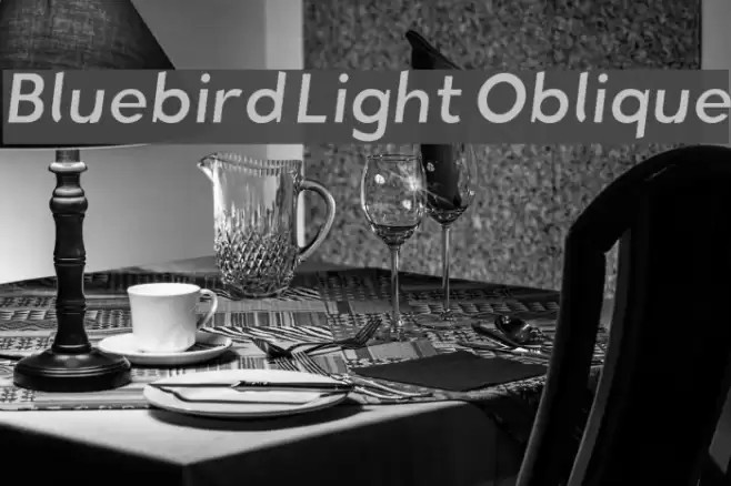 Bluebird Light Oblique  examples