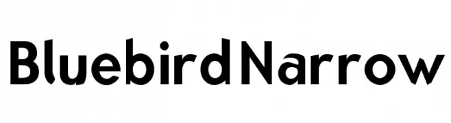 Bluebird Narrow  Descarca Fonturi Gratis