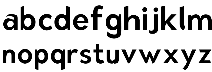 Bluebird Narrow Font LOWERCASE