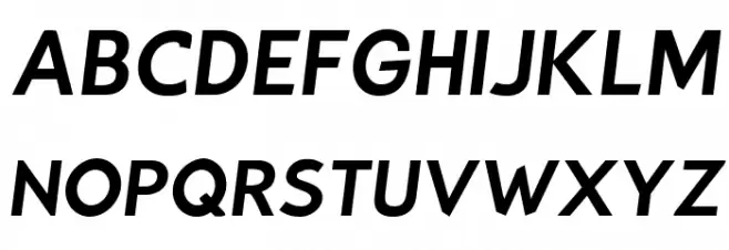 Bluebird Oblique Font Litere mari