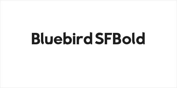 Bluebird SFBold Logo