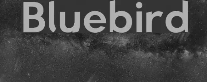 Bluebird Font examples