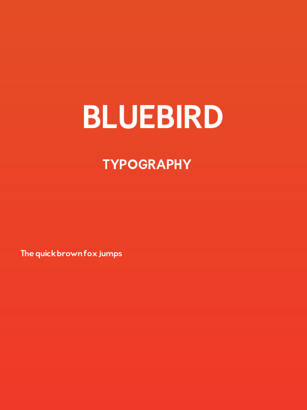 Bluebird Poster