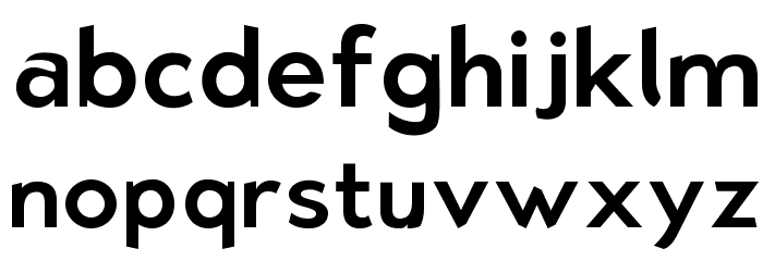 Bluebird Font LOWERCASE