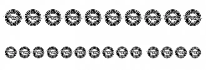 Bluefine Demo Italic Font OTHER CHARS