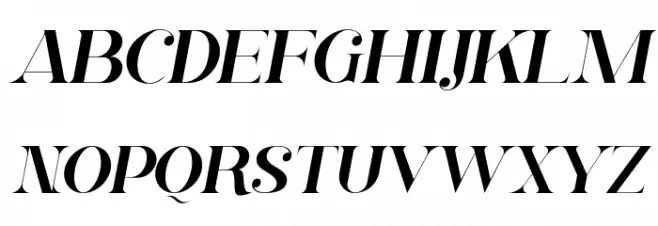 Bluefine Demo Italic Fonte MAIÚSCULAS