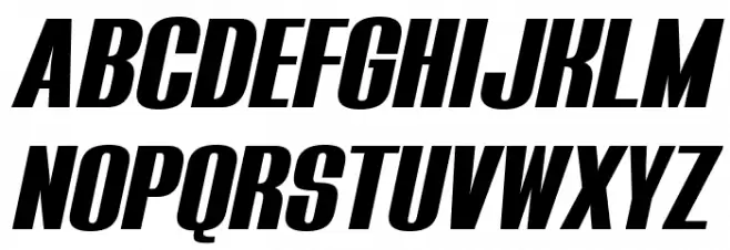 Bluefish Black Demo Italic 字体 大写