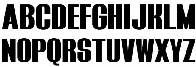 Bluefish Black Demo フォント 大文字