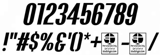 Bluefish Demo Bold Italic Font OTHER CHARS