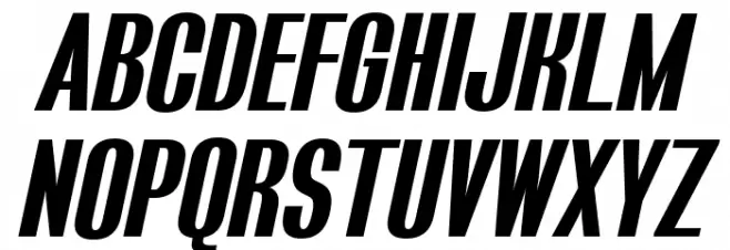 Bluefish Demo Bold Italic 字体 大写