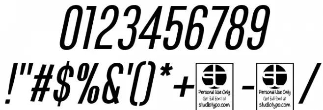 Bluefish Demo Italic Font OTHER CHARS