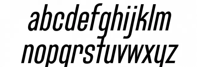 Bluefish Demo Italic Caratteri MINUSCOLO