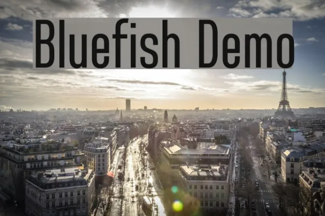 Bluefish Demo Example 2