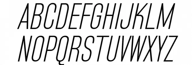 Bluefish Light Demo Italic Polices MAJUSCULES