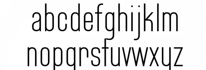 Bluefish Light Demo 字体 小写