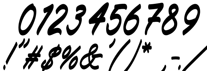Blueflare フォント その他の文字