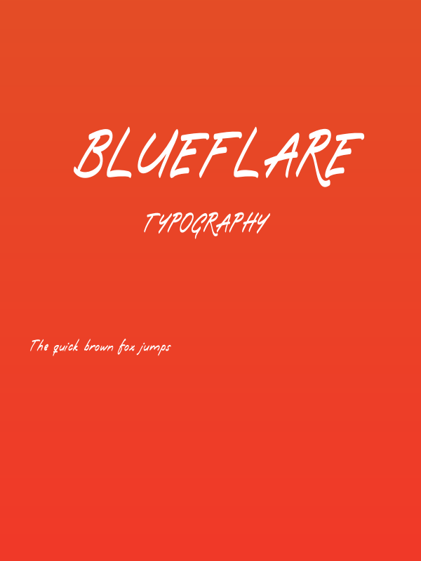 Blueflare Poster
