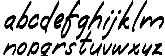 Blueflare フォント 小文字