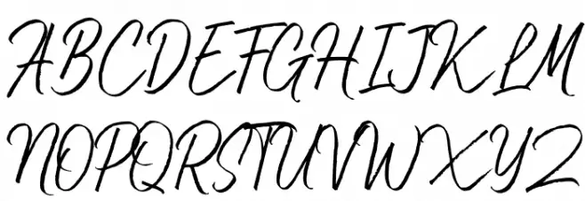 Bluehill 字体 大写