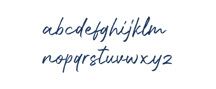 Bluehill Lowercase