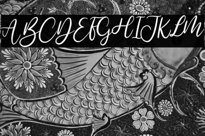 Bluehonest Demo Version Font examples