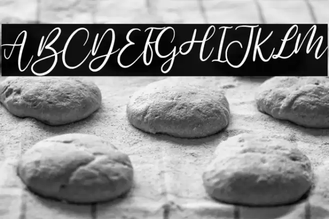 Bluehonest Demo Version Font examples