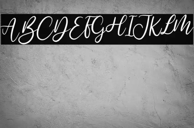 Bluehonest Demo Version Font examples