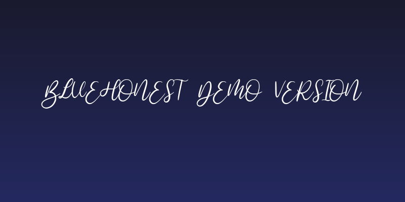 Bluehonest Demo Version Social Header