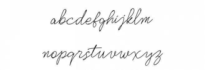 Bluekendy Шрифта строчной