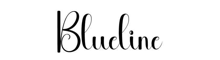 Blueline  Free Fonts Download