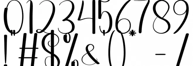 Blueline Font Alte caractere