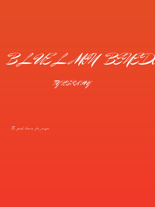 Bluelmin Benedict Poster