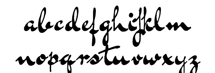 Bluelmin Kisaburo Font LOWERCASE
