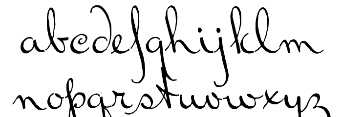 Bluelmin Ralph Font LOWERCASE