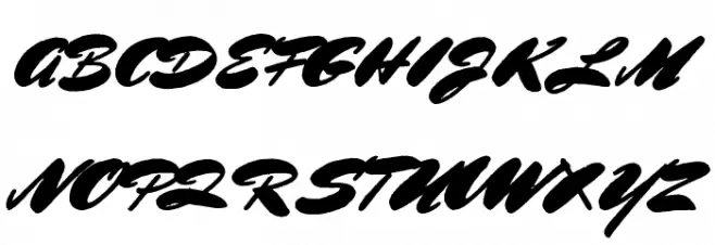 Bluelmin Ronald Schriftart Groß