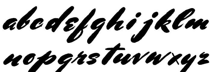 Bluelmin Ronald Font LOWERCASE