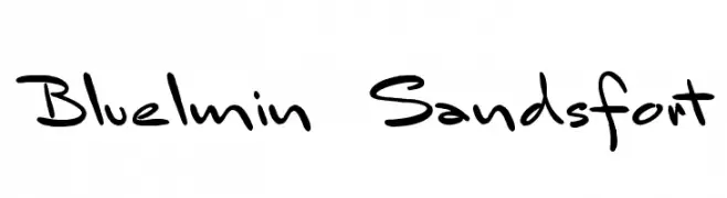 Bluelmin Sandsfort  Descarca Fonturi Gratis