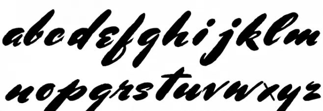BluelminRonald Schriftart Kleinbuchstaben