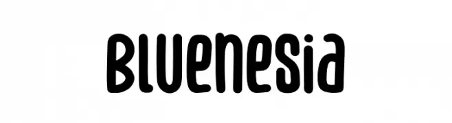 Bluenesia  Frei Schriftart Herunterladen