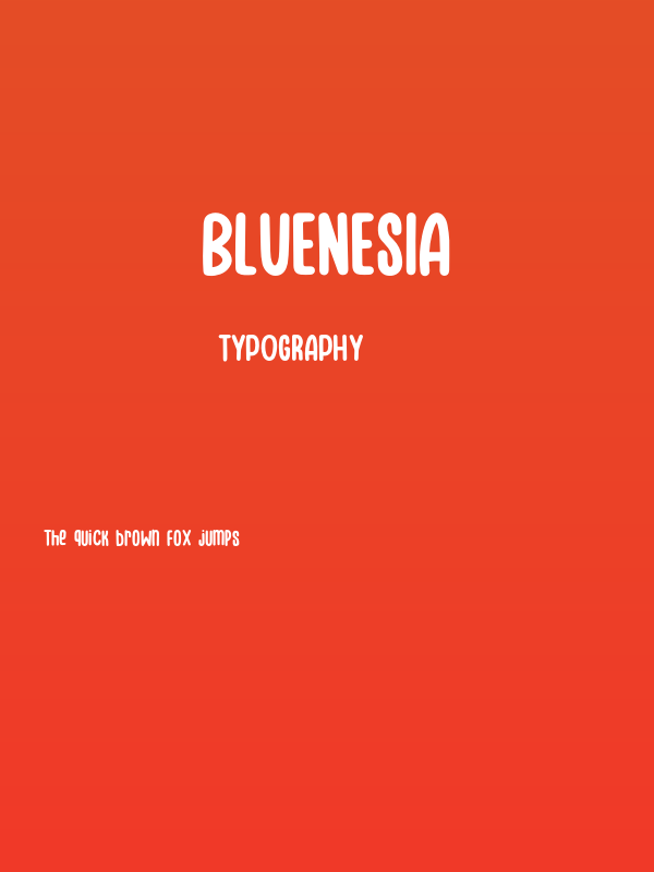 Bluenesia Poster