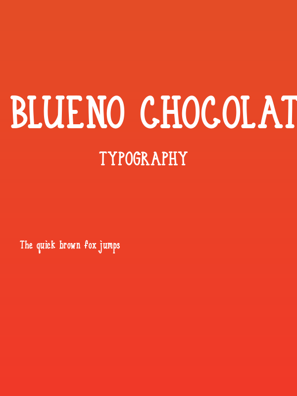 Blueno Chocolate Poster