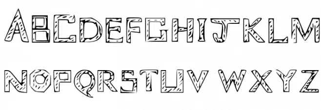 Blueprint Medium Шрифта ВЕРХНИЙ