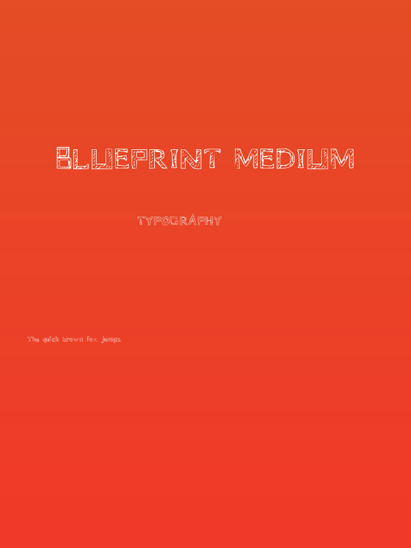 Blueprint Medium Poster