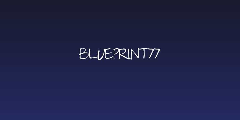 Blueprint77 Social Header