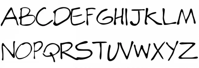 Blueprint77 Font LOWERCASE