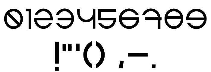 Bluerabbit Regular Font OTHER CHARS